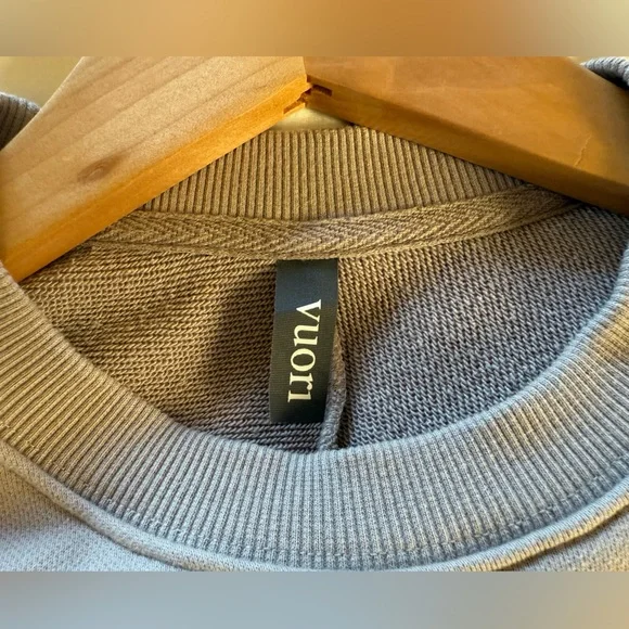 VUORI Sedona Weekender Crew Soft Pewter sz M - Picture 5 of 6